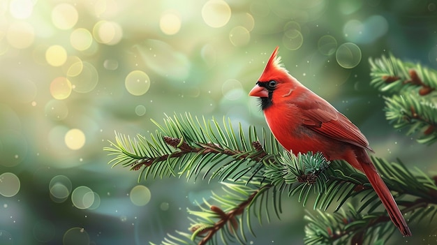 a cardinal sits on a branch with the words cardinal on it