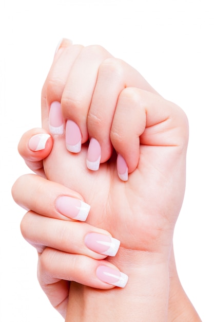 Care for sensuality woman nails