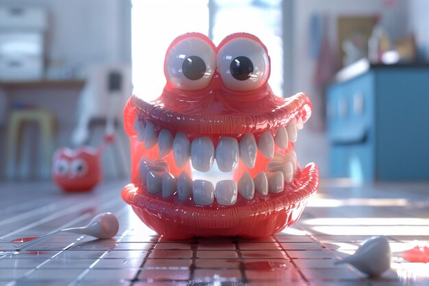 Photo care for teeth and smiles octane render k uhd ar