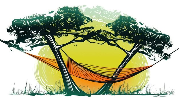 A carefree hammock