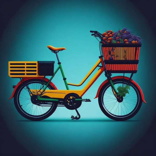 Photo cargo bike background