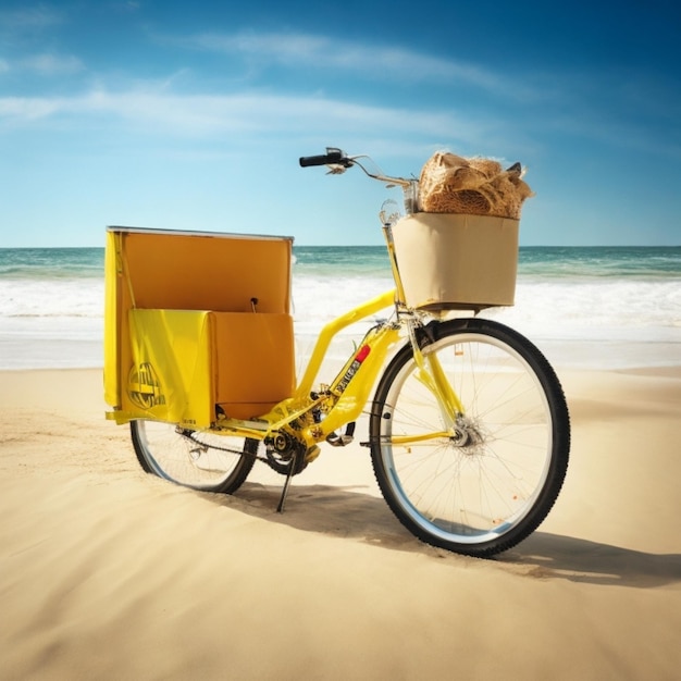 Photo cargo bike background