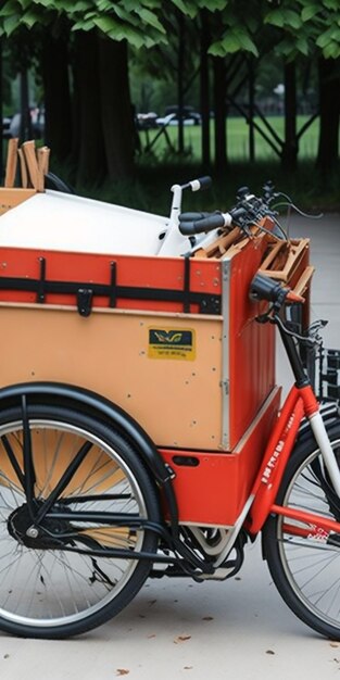 Photo cargo bike