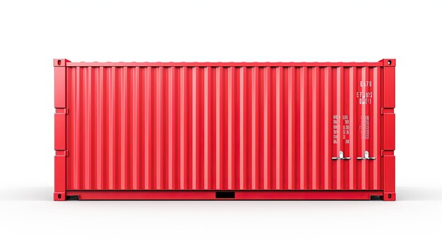 Photo cargo container isolated on white background ar 169 v 52 job id 88020acc35be45ec92081b3842bdb3e8