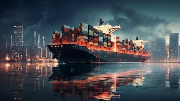 海上貨物船の航海 グローバルビジネスロジスティクスと輸送 国際