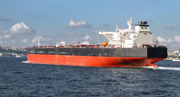 Cargo Ship in Sea