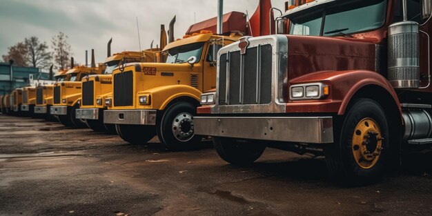 Photo cargo trailer trucks