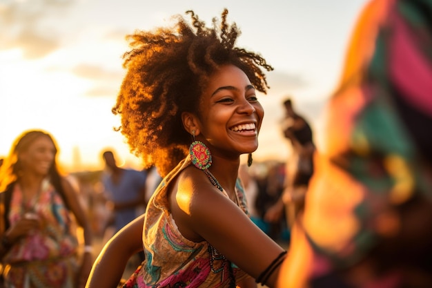 Caribbean Carnival Magic Sunset Dance Party