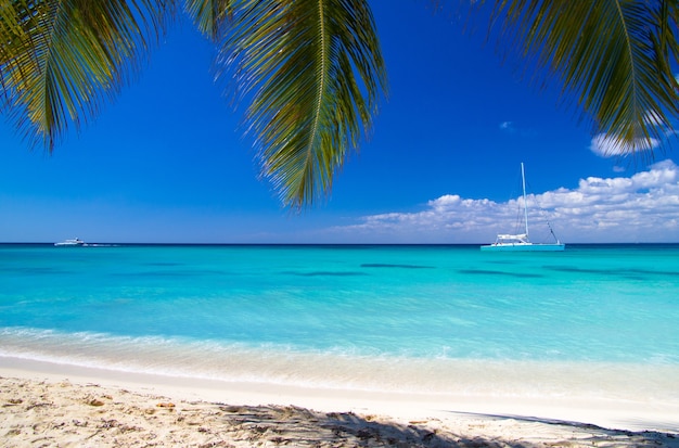 Caribbean sea and perfect sky