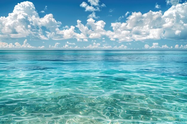 写真 カリブ海の夏の波と 熱帯の島の静けさ