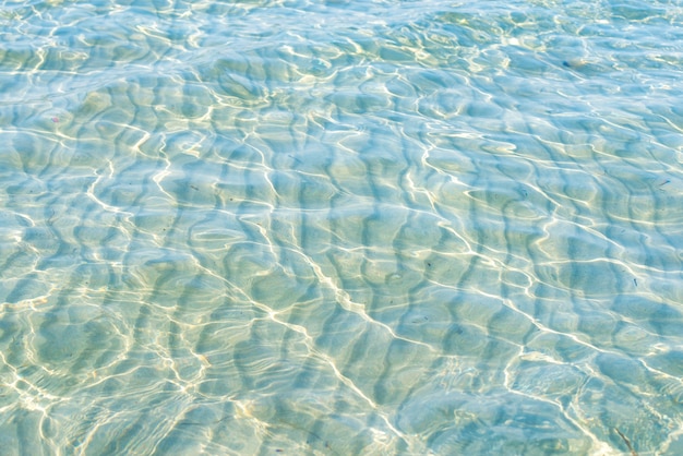 Caribbean turquoise water beach reflection