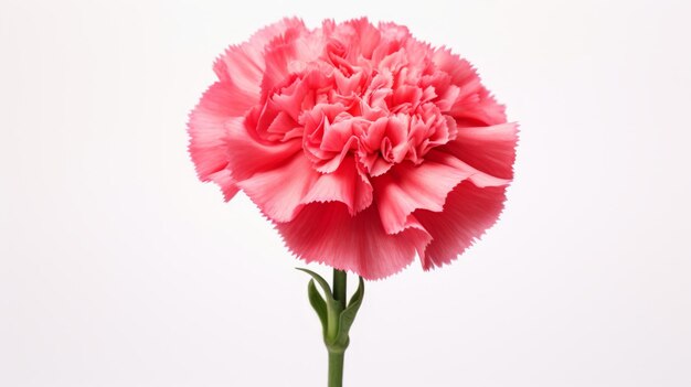 Photo carnation isolated on white background