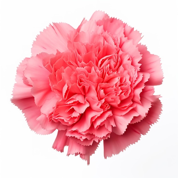 carnation white background isolated