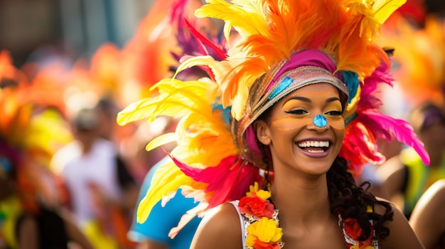 Photo carnaval de barranquilla splendor transport viewers to the vibrant streets of barranquilla