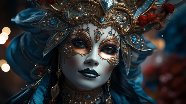 Carnaval masker Carnaval festiviteiten