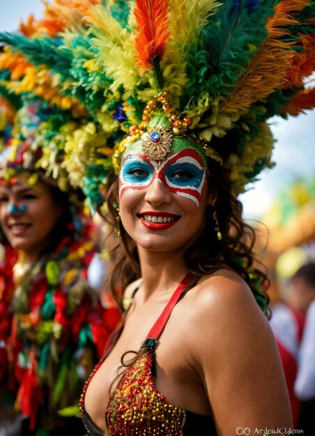 Carnaval Murgas de Uruguay maquillajes artsticos Arlequines Tambores bombo redoblante platill