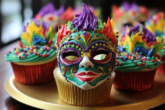 Foto carnavals cupcakes