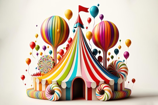 Carnival 3d background