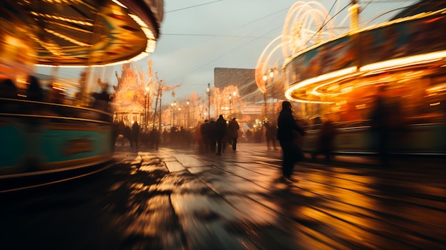 Photo carnival carousel street photography