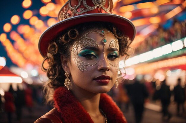 Premium Photo  Carnival Extravaganza Unveiling the Magic of Festive Parades Costumes and 