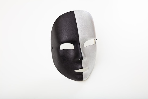 Photo carnival mask isolated on white background