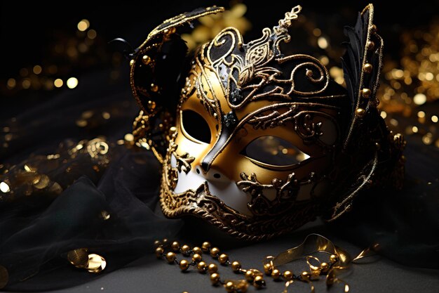 Foto maschera di carnevale