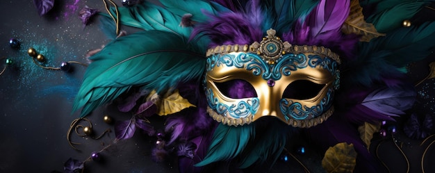 Carnival masks background