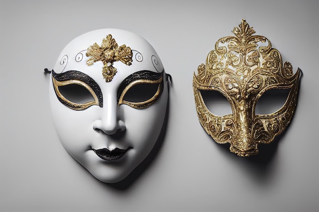 Carnival masks for men and women with different personalities