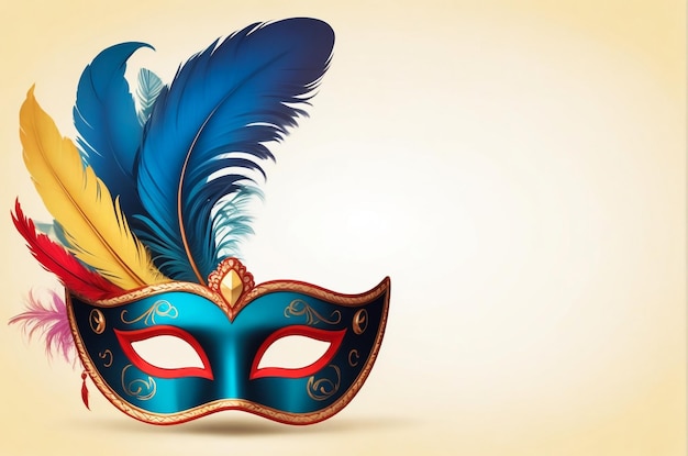 Carnival Venetian Mask isolated