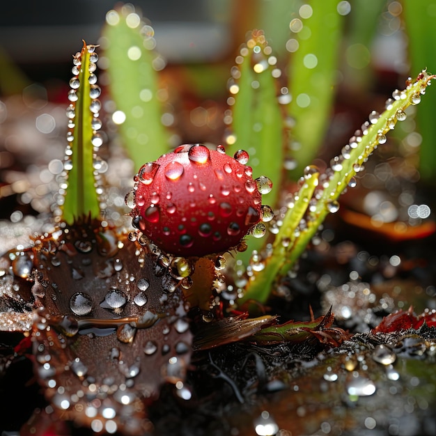 Carnivorous Plant in Bog