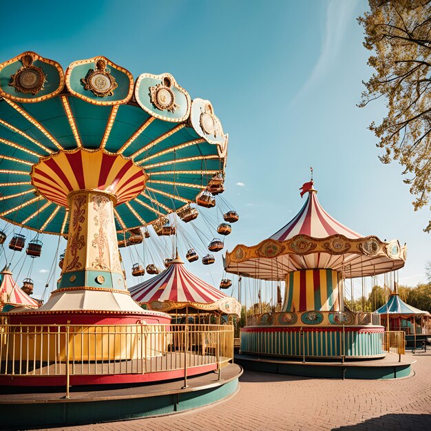 carousel in het park