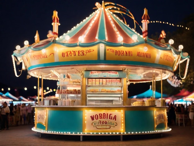 a carousel with the word zy on it