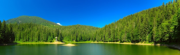 Carpathian mountain lake