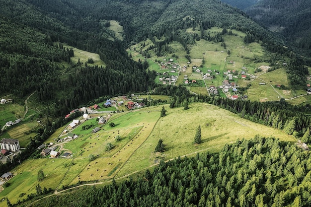 Carpathian mountain landscape