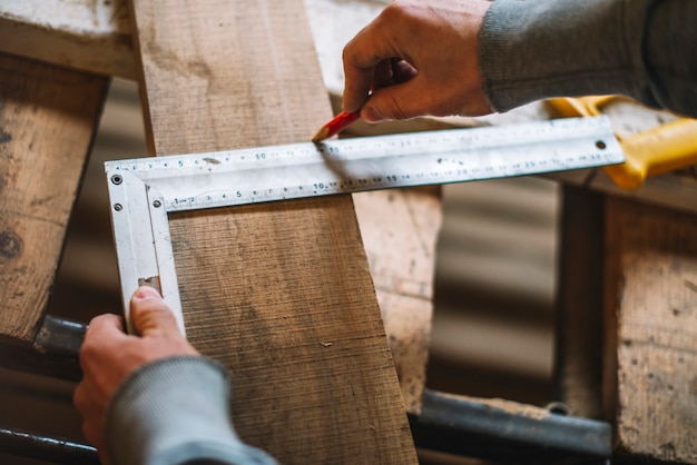 Carpenter working