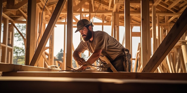 Carpenters Making Wooden Furniture in Joinery