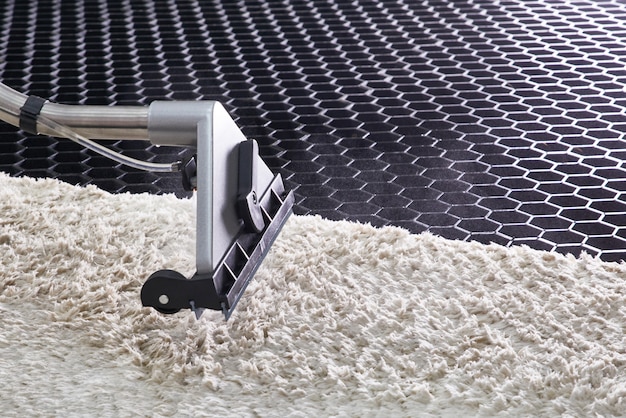 Carpet chemical cleaning with professionally extraction method