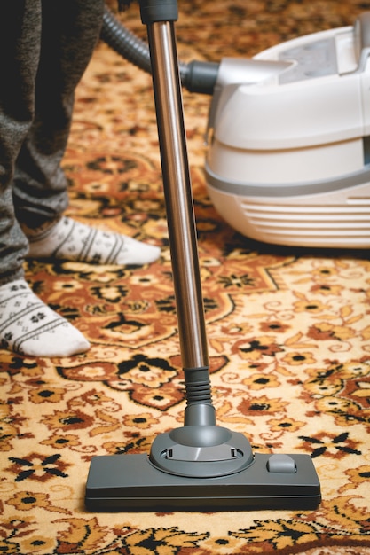 Carpet cleaning vacuum cleaner