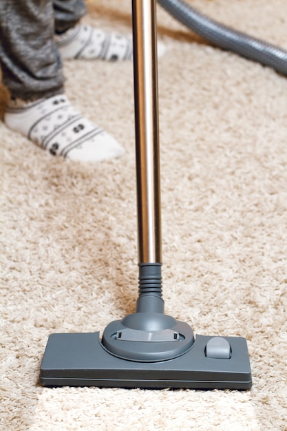 Carpet cleaning vacuum cleaner