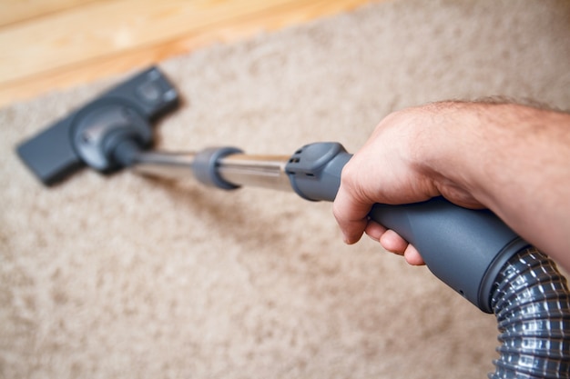 Carpet cleaning vacuum cleaner