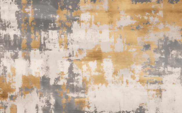 Carpet pattern composed of vintage gold texture and gray background