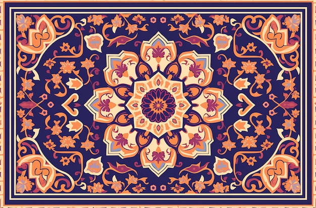 카 패턴 페르시아 기하학적 민족 동양 무 패턴 전통적인 배경 디자인