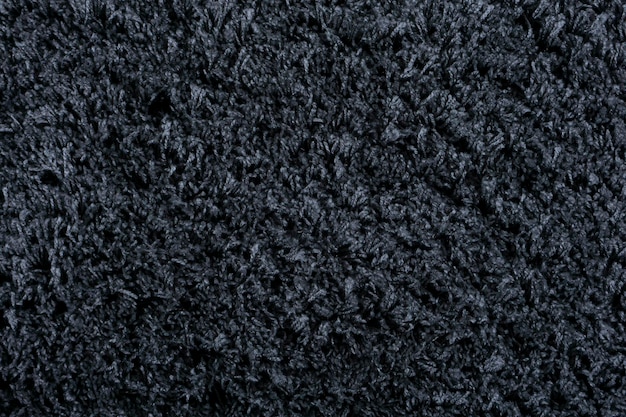 Carpet texture background Black gray cotton carpet for floor coverings Material for interior design and decoration of living rooms High quality photo