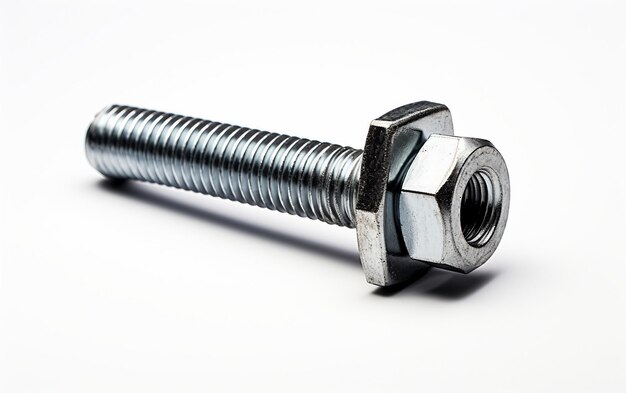 Carriage bolt on a seethrough background