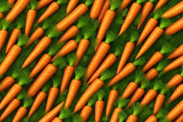 Carrot background ai generative