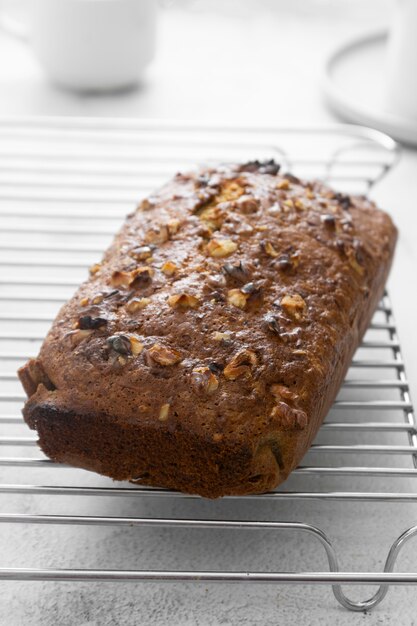 Carrot bread with wholegrain flour