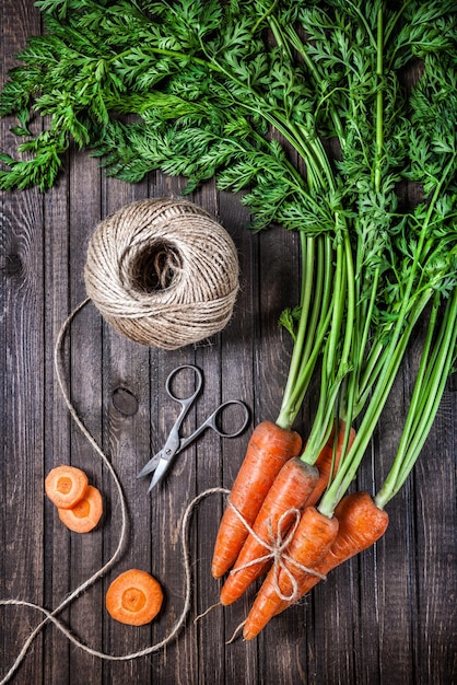 Carrot bunch