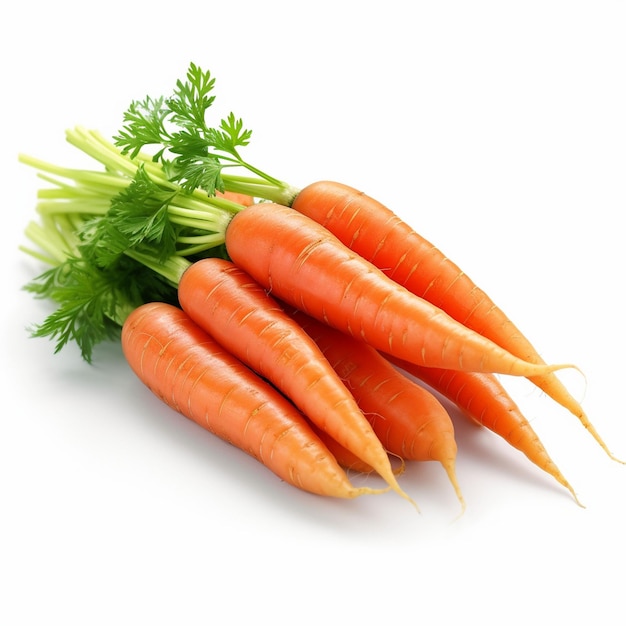Морковные фрукты со студийным фоном