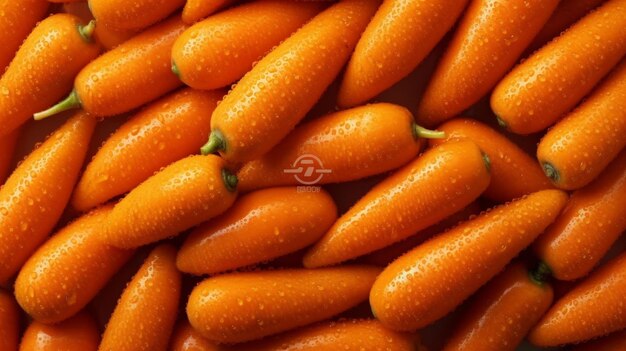 Carrot fruit with studio background