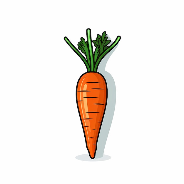 Photo carrot_icon_flat_clipart